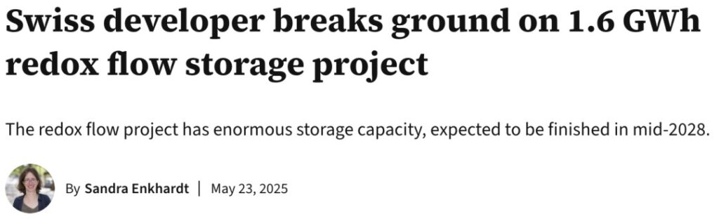 800 MW1.6 GWh! Construction Begins on Europe’s Largest Flow Battery Energy Storage Project